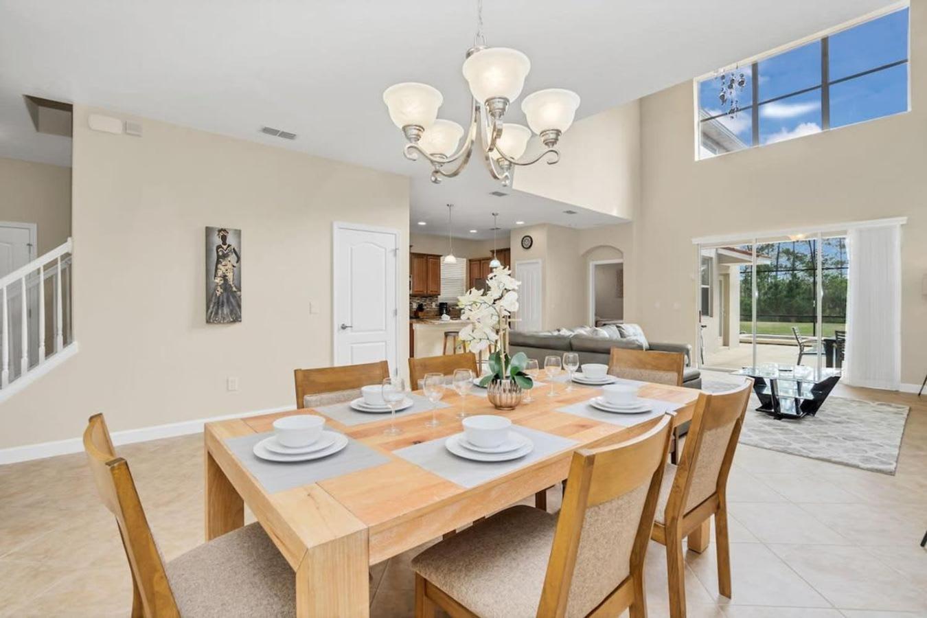 Near Disney - 5Br Home- Games Pool Hot Tub & Bbq 키시미 외부 사진