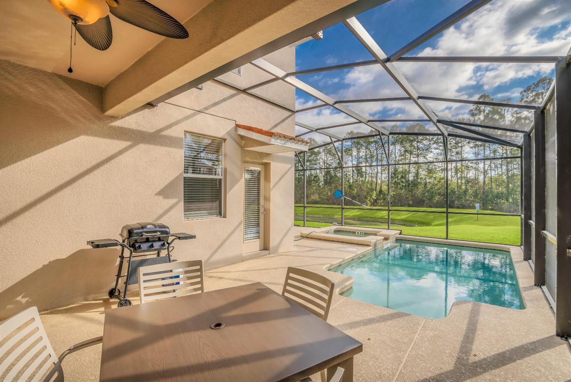 Near Disney - 5Br Home- Games Pool Hot Tub & Bbq 키시미 외부 사진